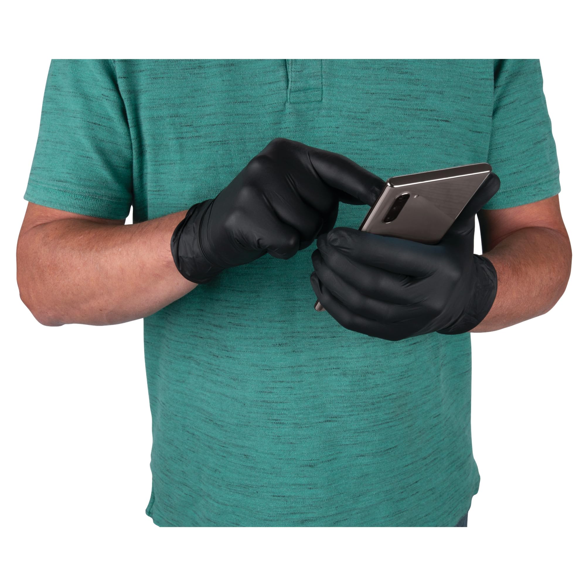 Performance Tool Performance Tool W89012 Large Black Nitrile Gloves Medium - Outdoor Depot