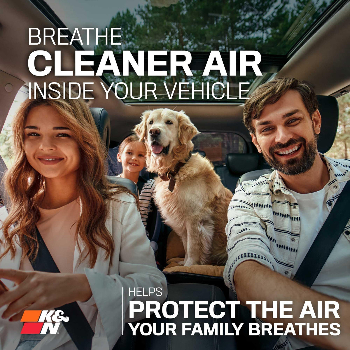 K&N K&N LIFETIME Cabin Air Filter: Premium, Washable, Clean Air for your Cabin: Compatible with 2021-2025 - Outdoor Depot