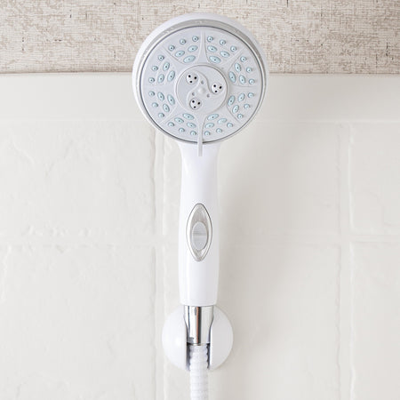 Camco Camco RV Shower Head - Features Convenient On/Off Switch & 5 Different Spray Patterns - Designed to - Outdoor Depot