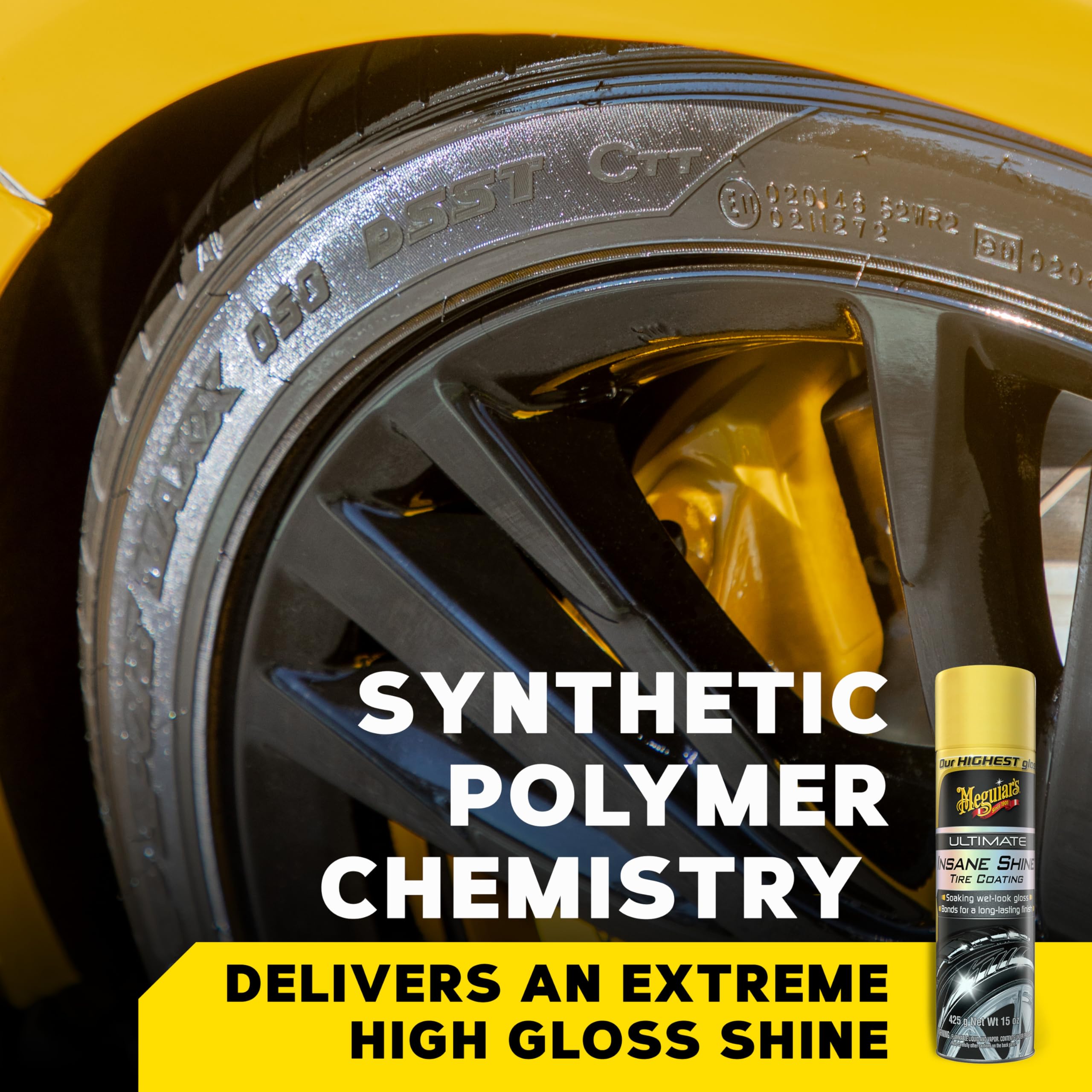 Meguiar's Meguiar's G190315 Ultimate Insane Shine Tire Coating, gives a Finish that Creates a Lasting - Outdoor Depot