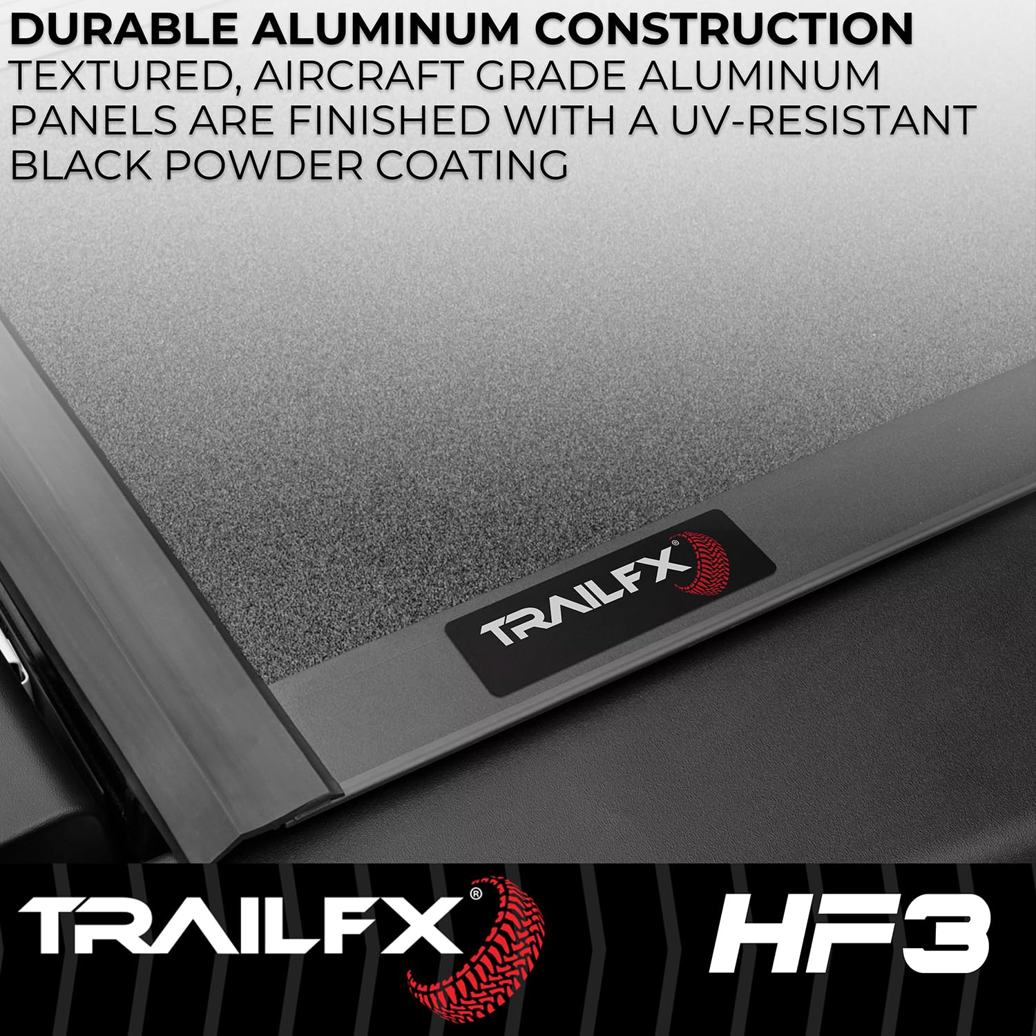 Trailfx TrailFX Hard Tri-Fold Tonneau Cover Fits 2021-2025 Ford F-150 5.5 Foot Bed Hard Folding Cover 3 - Outdoor Depot