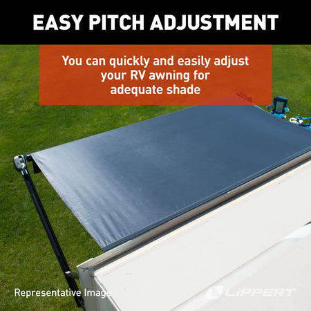 Solera Solera 3000 Series Short Black Universal RV Awning Arms & Hardware Kit with One-Touch Power - Outdoor Depot