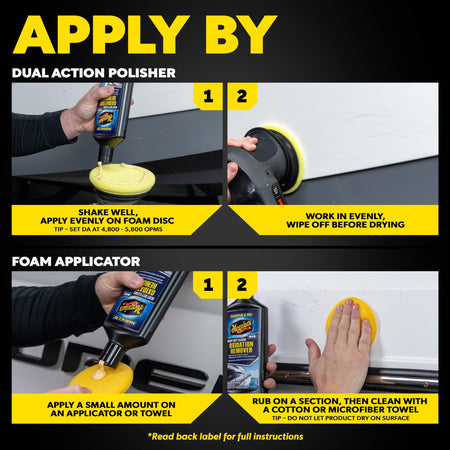 Meguiar's Meguiar's M4916 Marine/RV Heavy Duty Oxidation Remover, Oxidation, Water Spot, Stain, and Boat - Outdoor Depot
