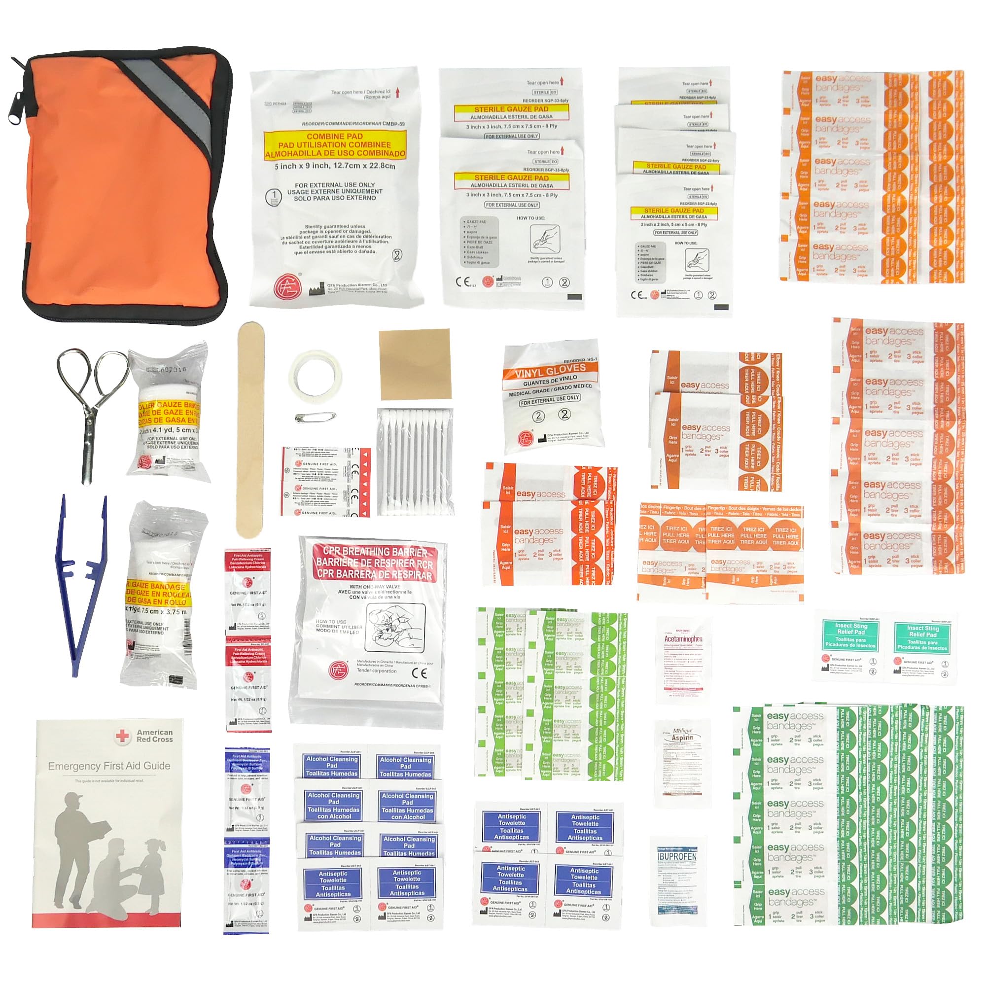 Ready America Outdoor First Aid Kit, 107 Piece, Ready America, 74002 - Outdoor Depot