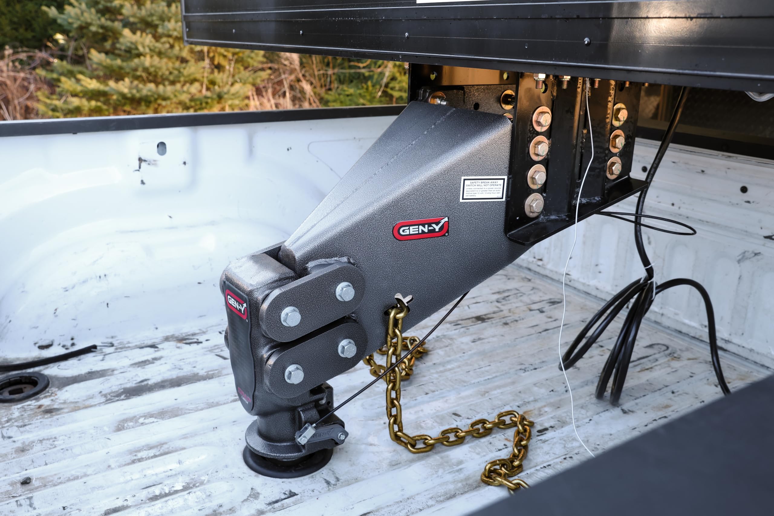 GEN-Y Hitch GEN-Y Hitch Rhino Fifth Wheel Pin Box with Gooseneck SnapLatch Coupler | 1,500-4,500 LBS Pin - Outdoor Depot