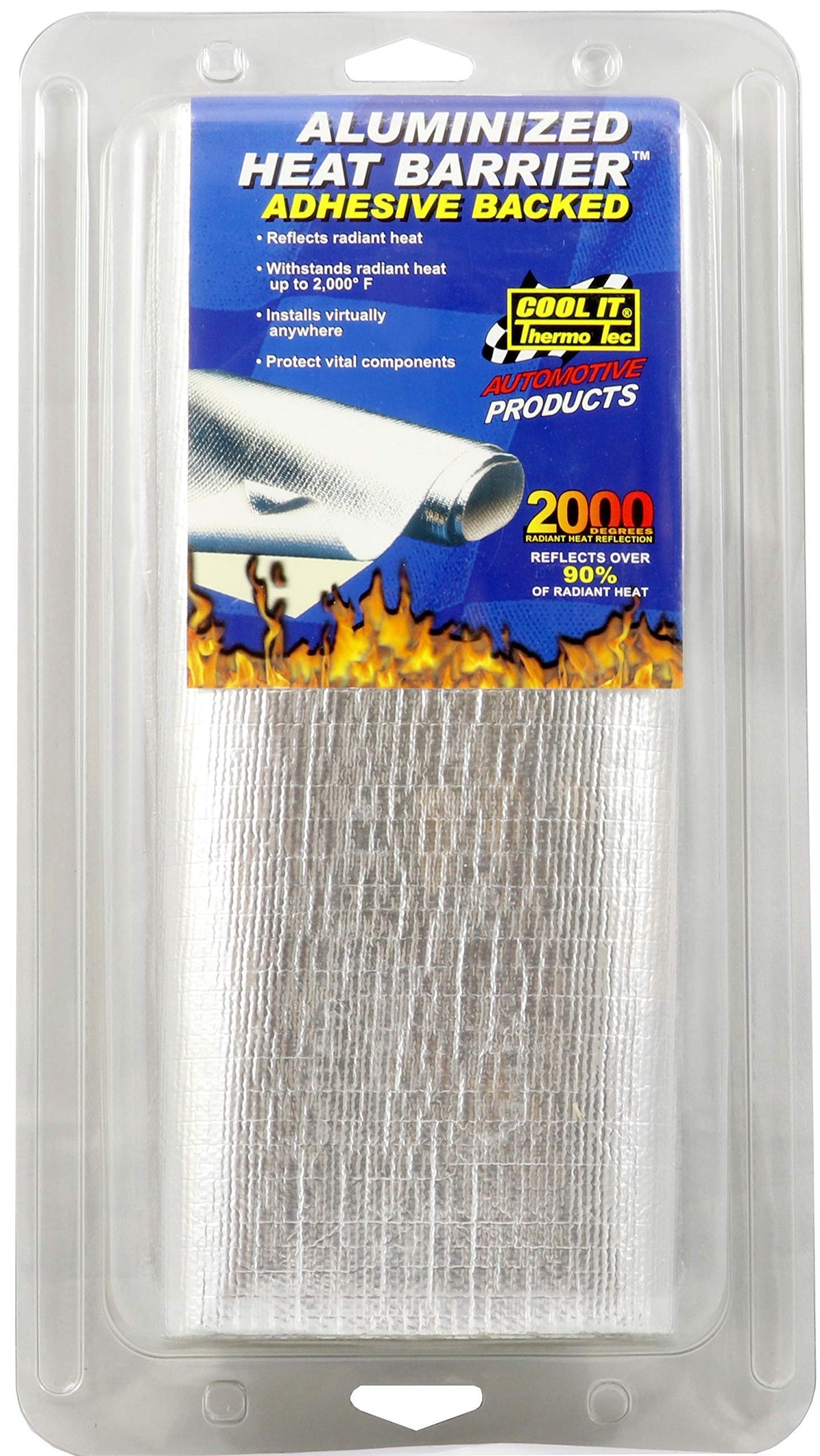 Thermo-Tec Thermo-Tec 13575 Adhesive Backed Aluminized Heat Barrier, 12" x 24" - Outdoor Depot