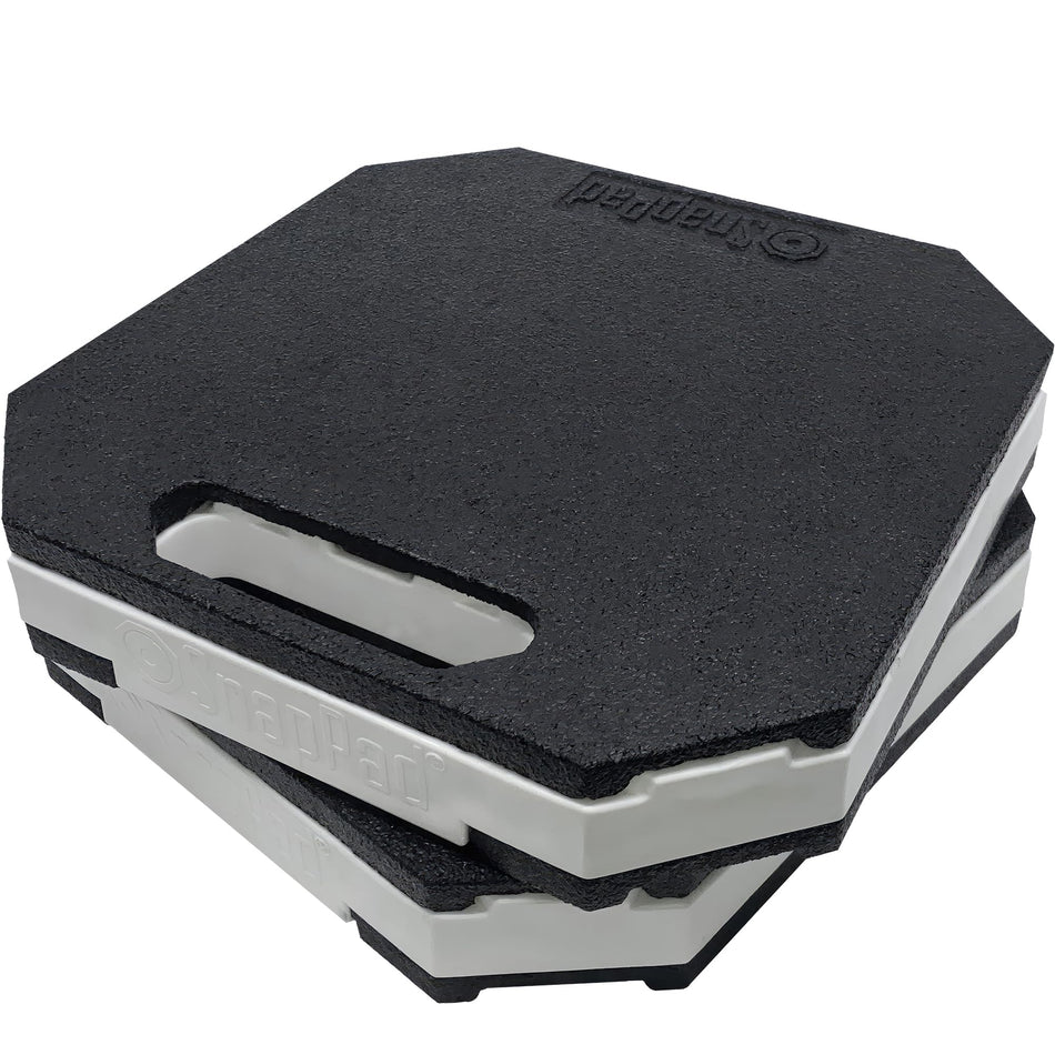 SNAPPAD STK2-WHITE StakPad RV Leveling Blocks – Precise Fit for Class A, B & C Motorho...