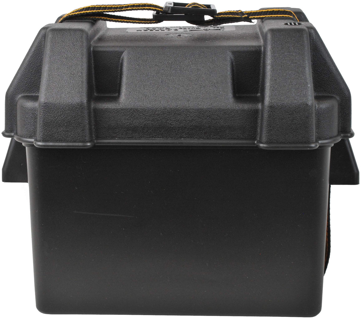 attwood Attwood 9082-1 Small Battery Box with Mounting Kit and Strap, Fits U1 Batteries, Black - Outdoor Depot