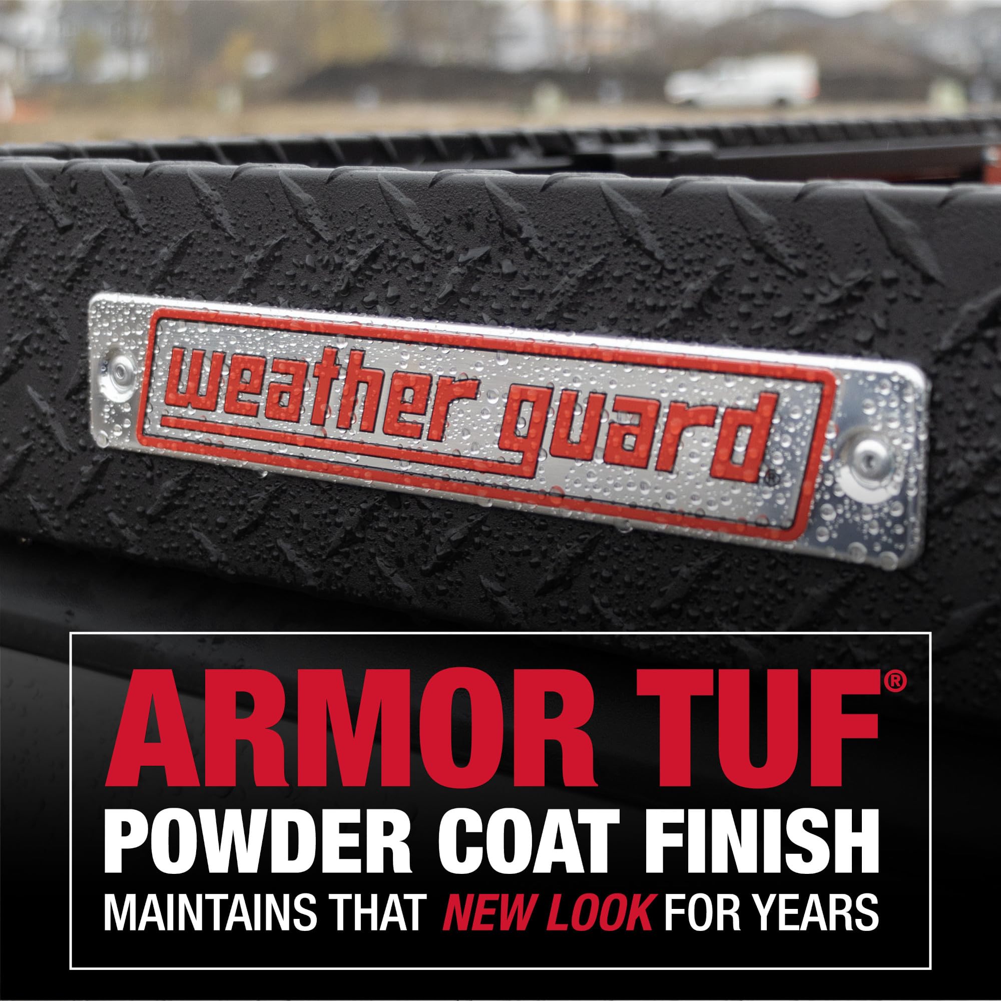 Weather Guard Weather Guard Model 127-52-04 Saddle Box, Aluminum, Full Standard, Textured Matte Black, 11.0 - Outdoor Depot