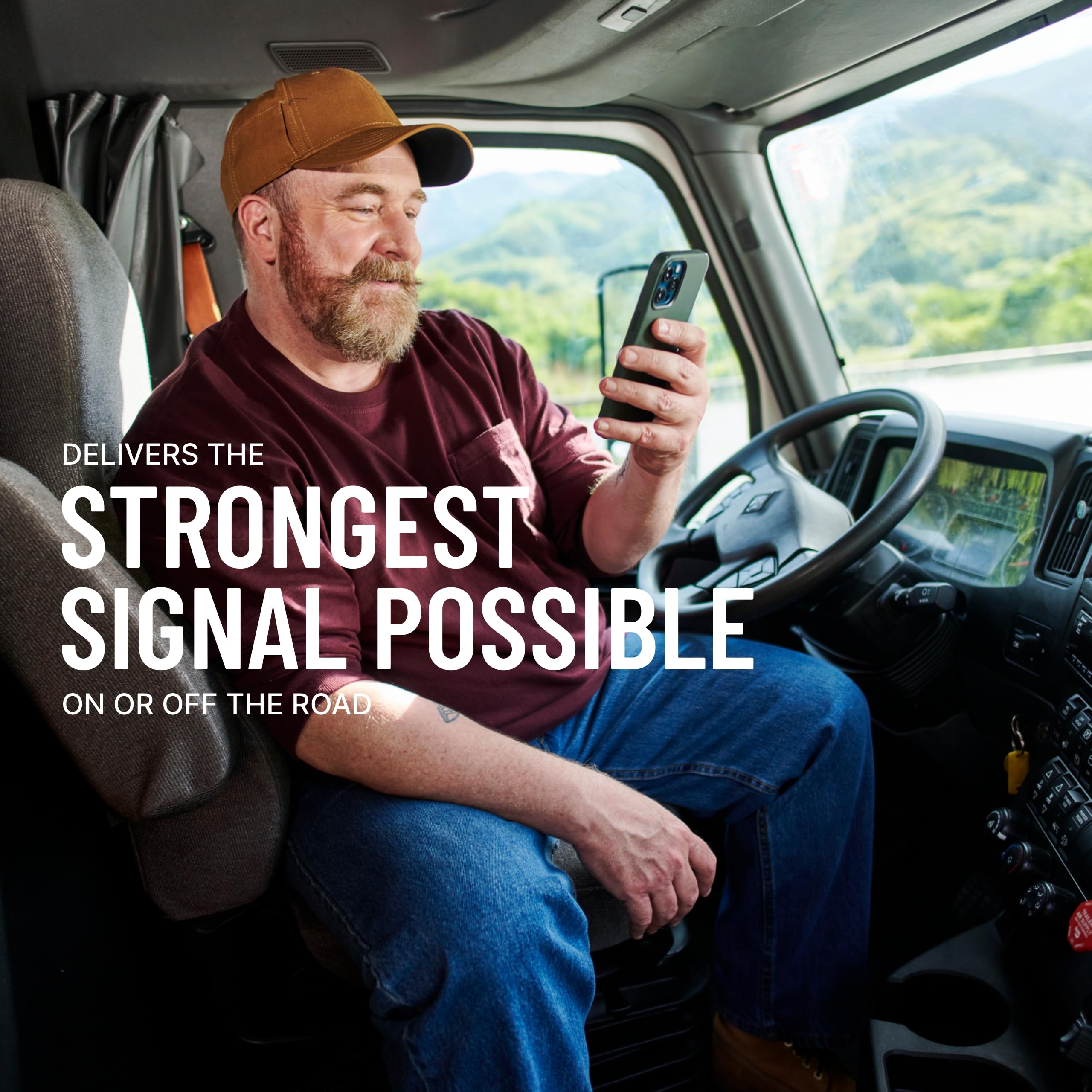 weBoost weBoost Drive Reach OTR - Cell Phone Signal Booster for Trucks and SUVs | Boosts 5G & 4G LTE for All - Outdoor Depot