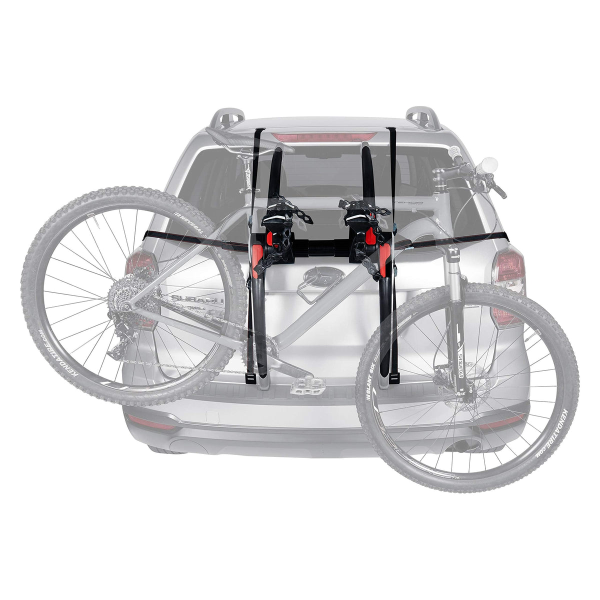 G3 Car Bike Rack Trunk Hatch Mount Holds 3 Bikes Frame Clamp Non-Foldable Aluminum Black G3 Bike Rack - Outdoor Depot