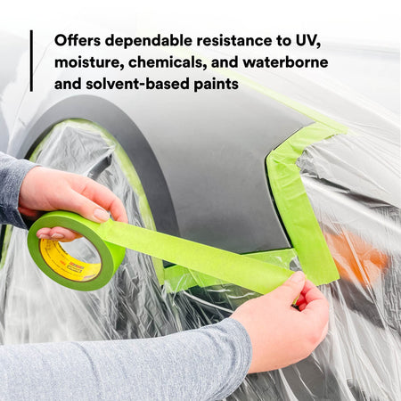 3M 3M Scotch Performance Masking Tape 233+, 26334, Green, 18 mm x 55 mm, Flexible, Moisture Resistant, - Outdoor-Depot.us