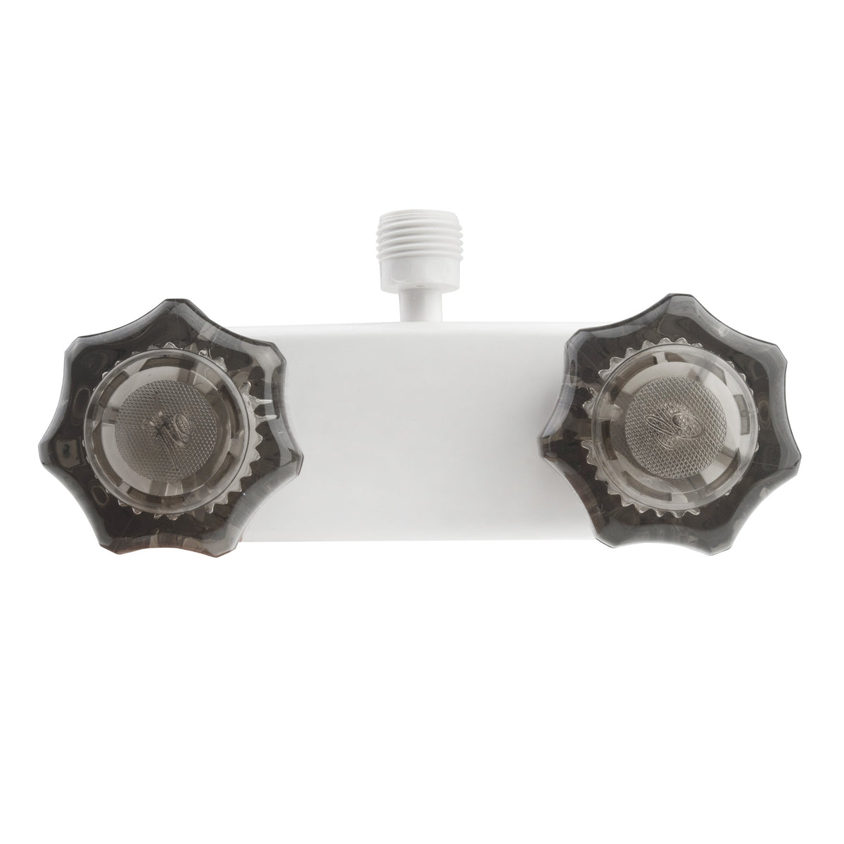 Dura Faucet Dura Faucet DF-SA100S-WT RV/Motorhome/Trailer Shower Faucet Valve Diverter with Smoked Acrylic - Outdoor Depot
