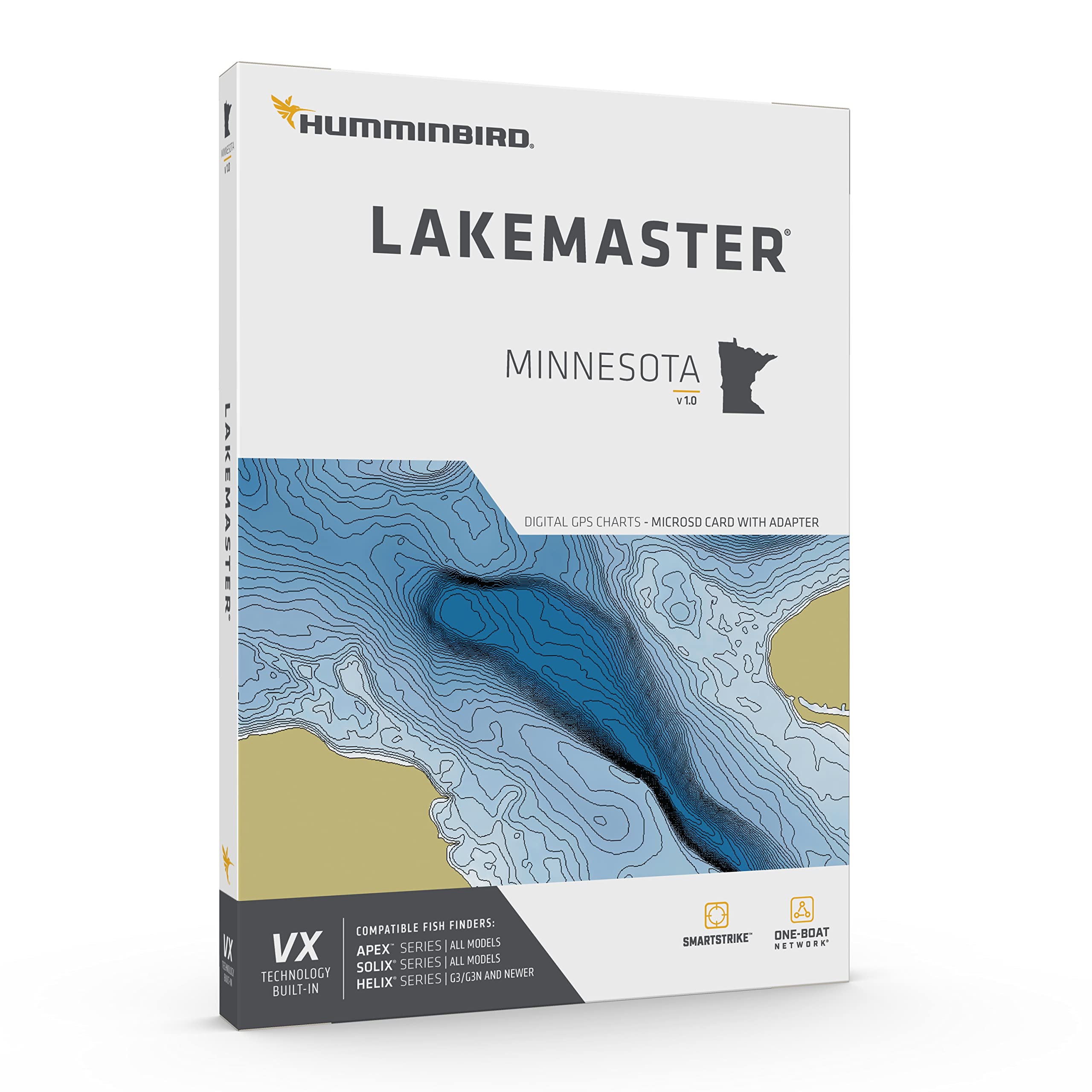 Humminbird Humminbird LakeMaster Minnesota V1 Map SD Card for Fish Finders - Outdoor Depot