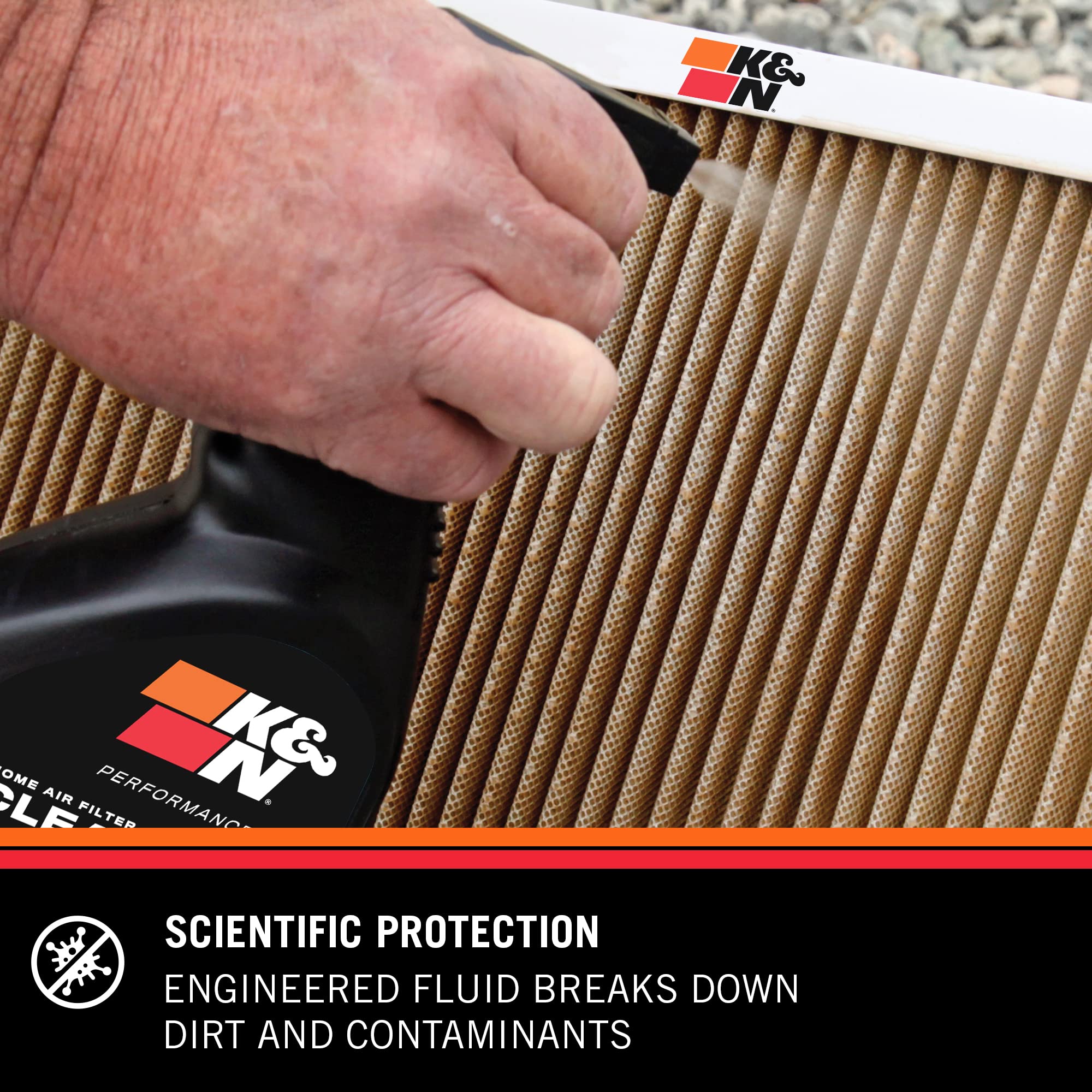 K&N K&N HVAC Filter Cleaner: 32 Oz Spray Bottle Filter Cleaner and Refresher; Restores K&N Home Air Filter - Outdoor Depot
