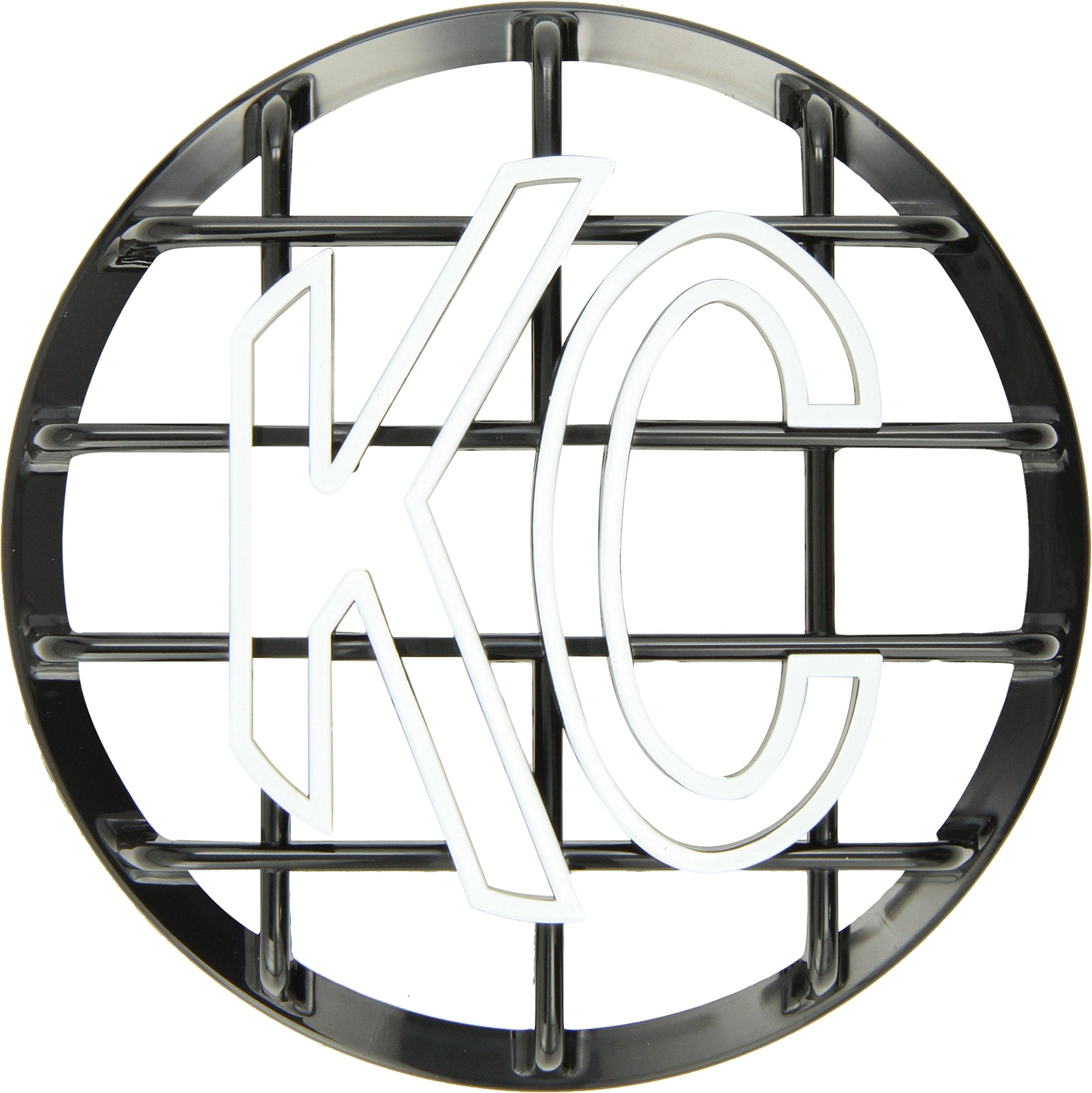 KC KC HiLiTES 7210 6" Black ABS Stone Guard - Single Guard - Outdoor Depot