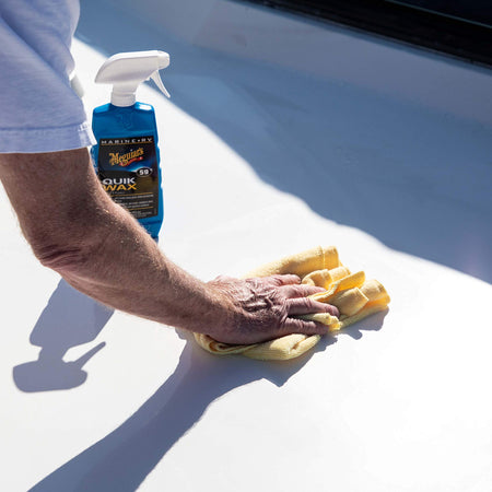 Meguiar's Meguiar's M5916 Marine and RV Quik Wax Clean and Protect, Removes Water Spots and Light - Outdoor Depot