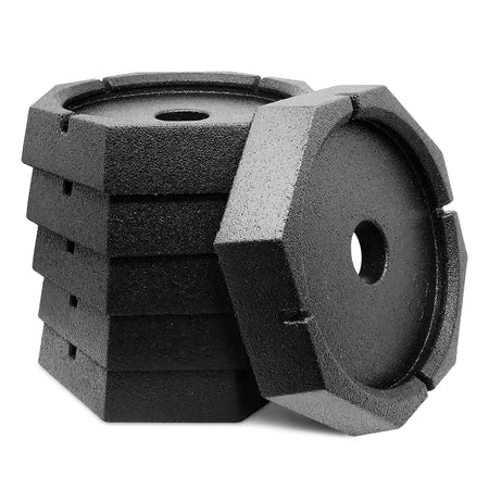 SnapPad SnapPad Xtra RV Leveling Pads - Permanent Jack Stabilizers for RVs - 9" Round Leveling Jack Pads for - Outdoor Depot