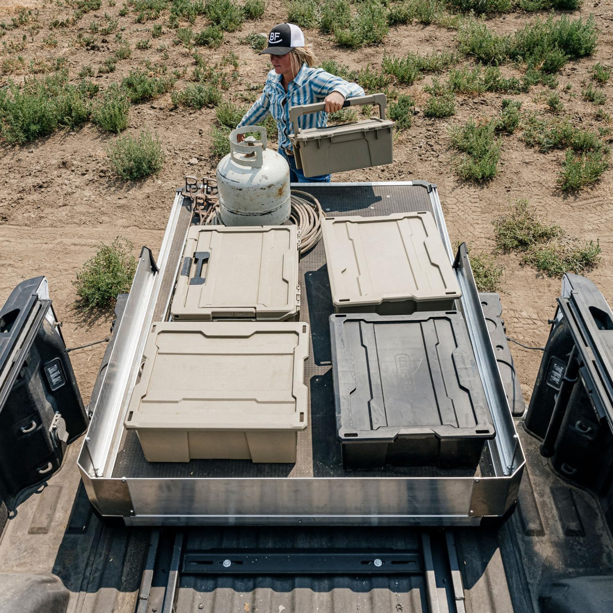 DECKED CargoGlide XL Truck Bed Slide – 2200 lb Capacity, 100% Extension – Heavy-Duty Pickup Cargo Slide for - Outdoor Depot