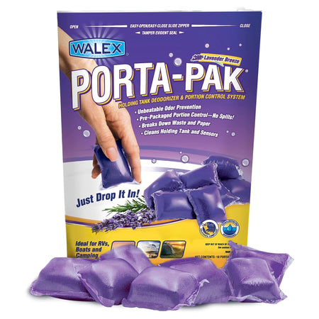 Walex Walex Porta-Pak Black Holding Tank Deodorizer & Portion Control System Drop-Ins - Rapid Breakdown of - Outdoor Depot