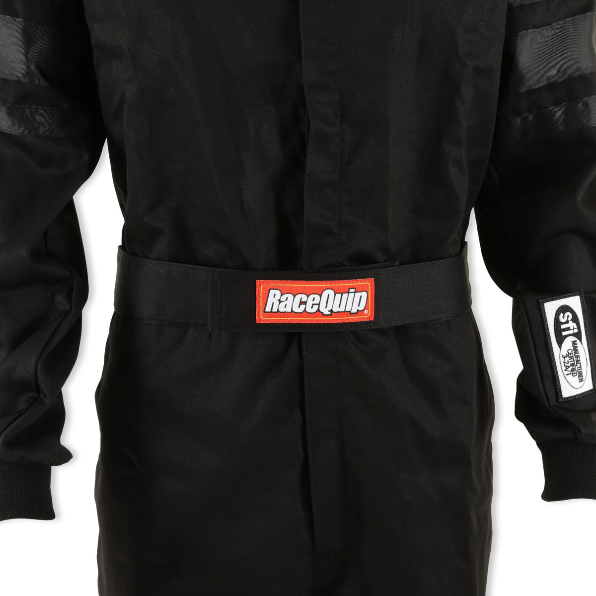 RaceQuip RaceQuip® 110006RQP 110 Series 1-Pc Driving Suit - SFI 3.2A/1 - Black - XL - Outdoor Depot