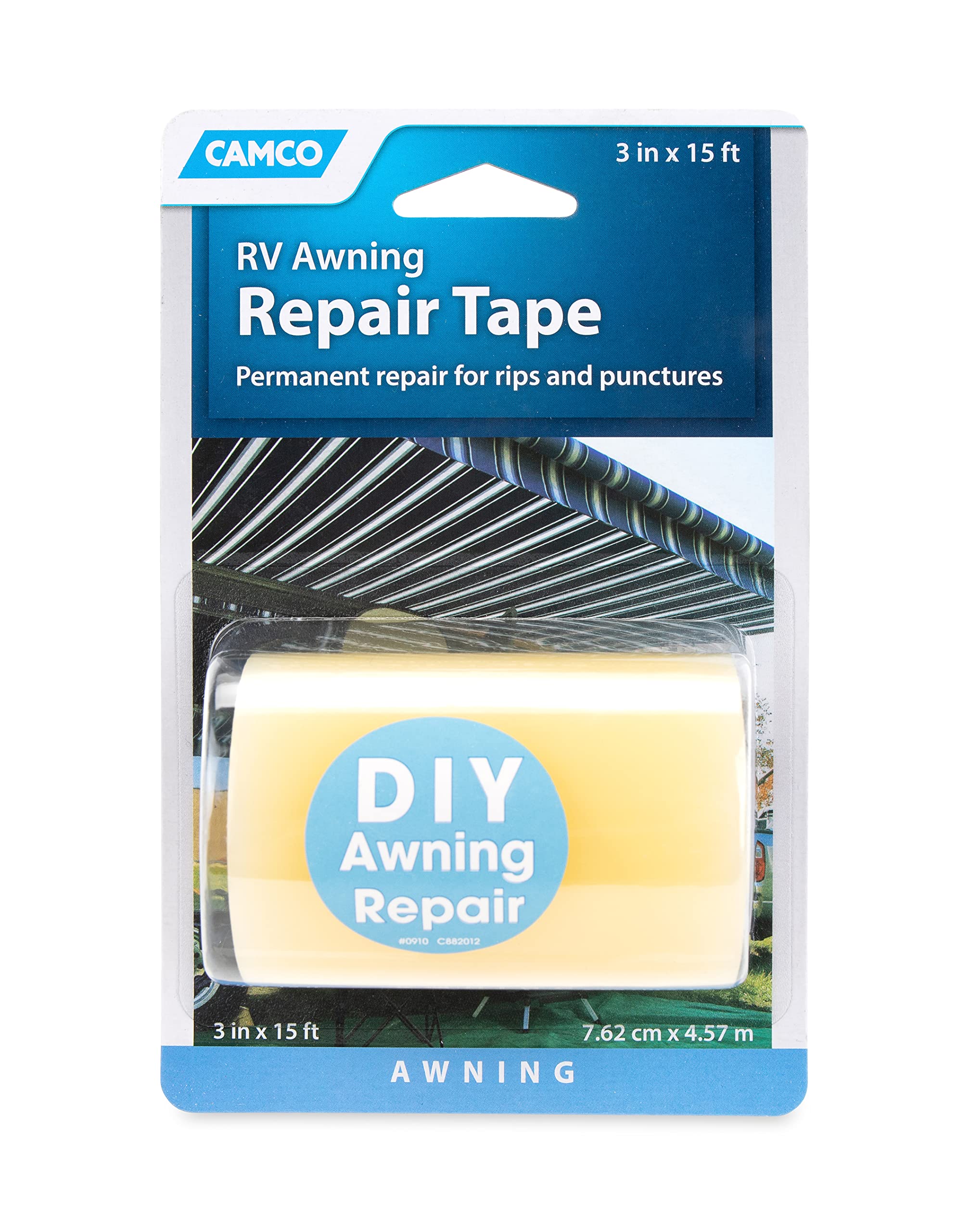 Camco Camco 42613 3" x 15' Awning Repair Tape - Outdoor Depot