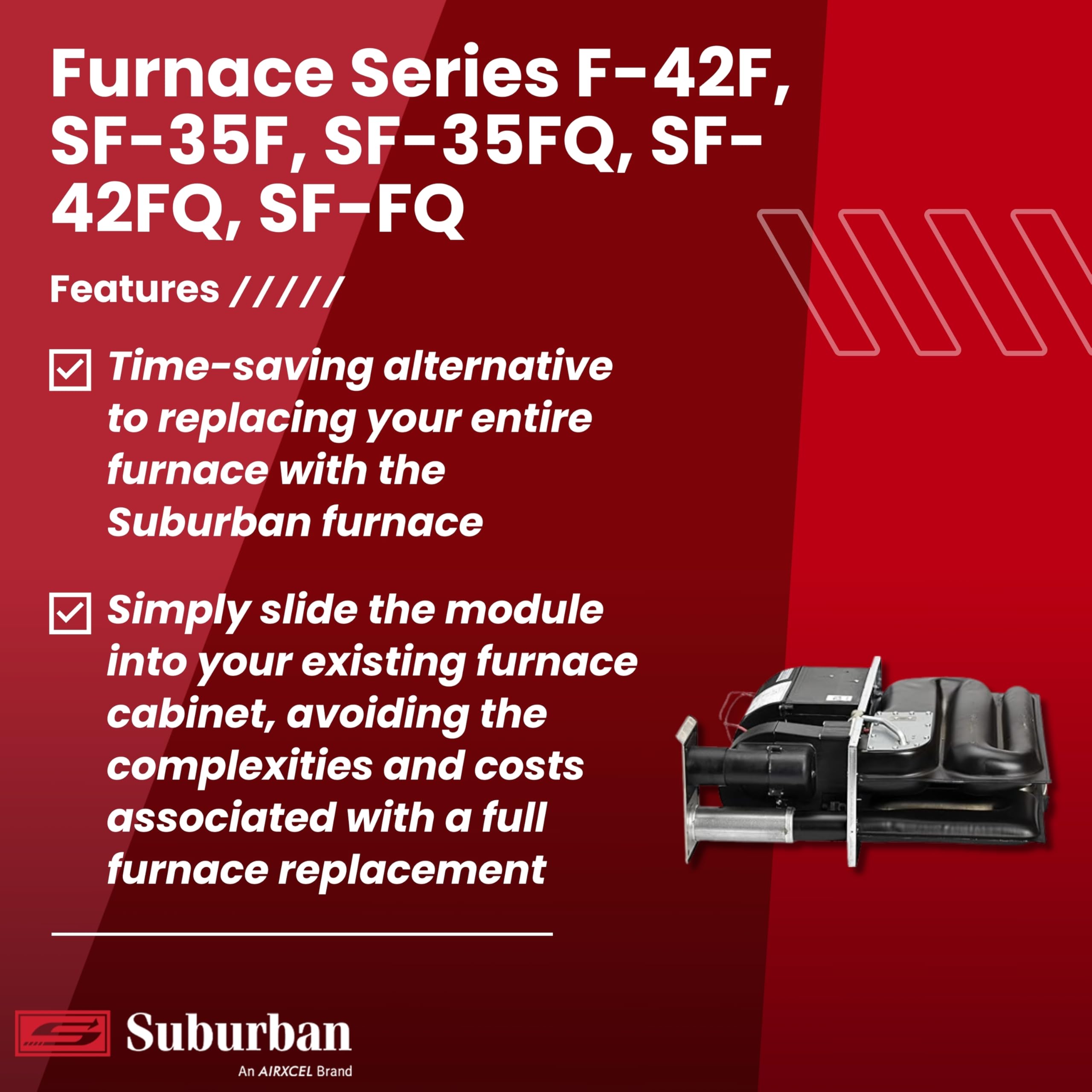 Suburban Suburban RP-35FQ 35,000 BTU/h RV Replacement Core for Suburban Furnace Series F-42F, SF-35F, - Outdoor Depot