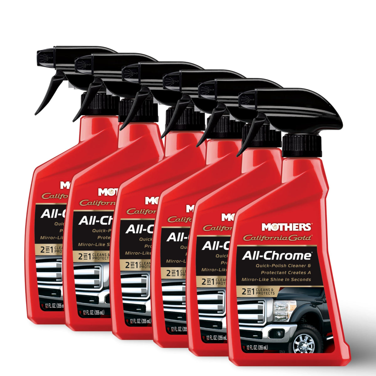 Mothers Mothers California Gold All-Chrome, 12 oz. – Cleans & Polishes Chrome, PVD & Chromed Plastics, - Outdoor Depot