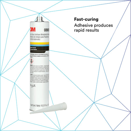 3M 3M Auto Glass Urethane Windshield Adhesive, 08693, Medium Viscosity, High-Strength, Fast-Curing, 310 - Outdoor-Depot.us
