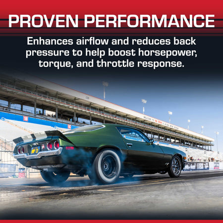 Flowmaster Flowmaster Super 10 Series Chambered Muffler – 3.00” Center In / 3.00” Center Out – Race-Inspired - Outdoor Depot