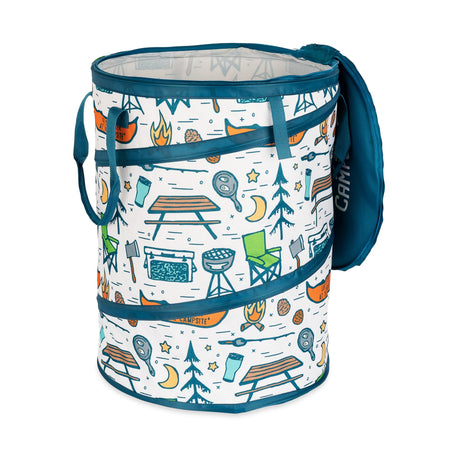 Camco Camco Pop-Up Utility Container - Use as Collapsible Trash Can When Camping - Holds 30-Gallon - Outdoor Depot
