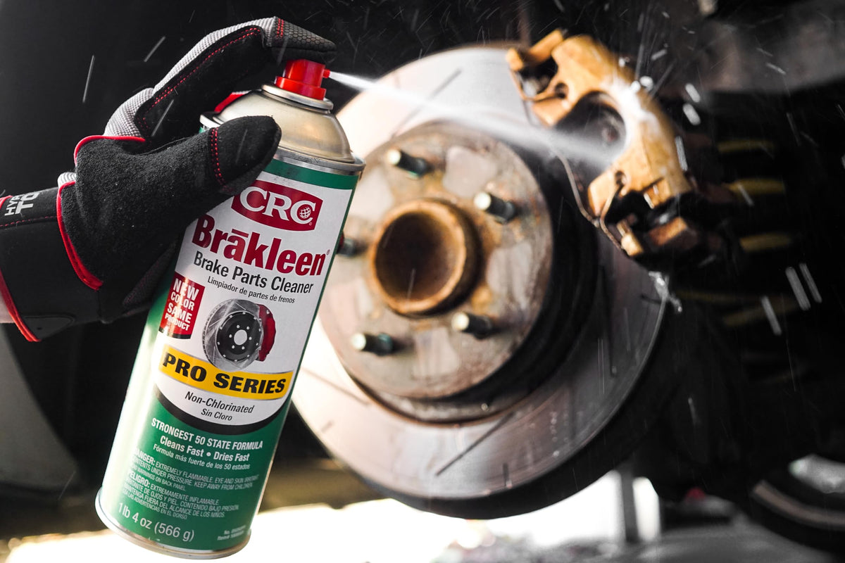 CRC CRC Brakleen 1003663 Brake Cleaner Spray BPC Pro Series Non-Chlorinated 50 State Formula, 20 oz, [1 Pack] - Outdoor Depot