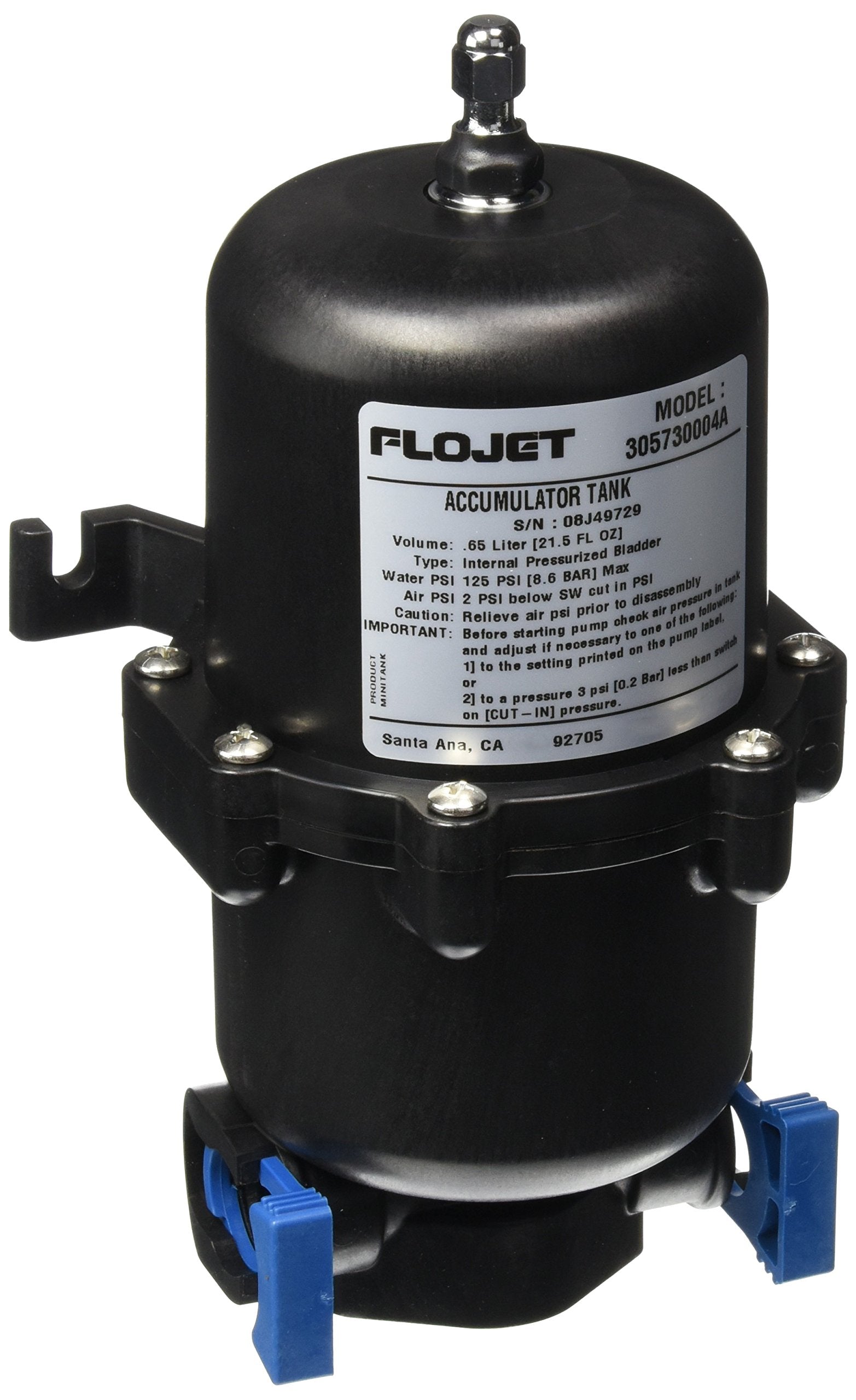 Flojet Flojet 305730004A Accumulator Tank, Black - Outdoor Depot