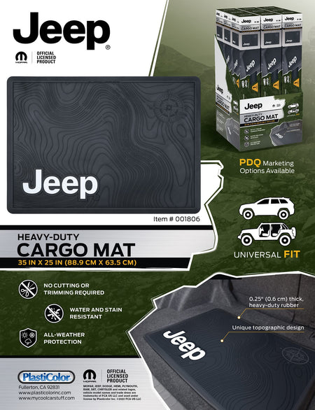Plasticolor Jeep Cargo MAT - Outdoor Depot