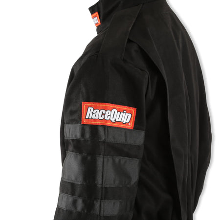 RaceQuip RaceQuip® 110006RQP 110 Series 1-Pc Driving Suit - SFI 3.2A/1 - Black - XL - Outdoor Depot