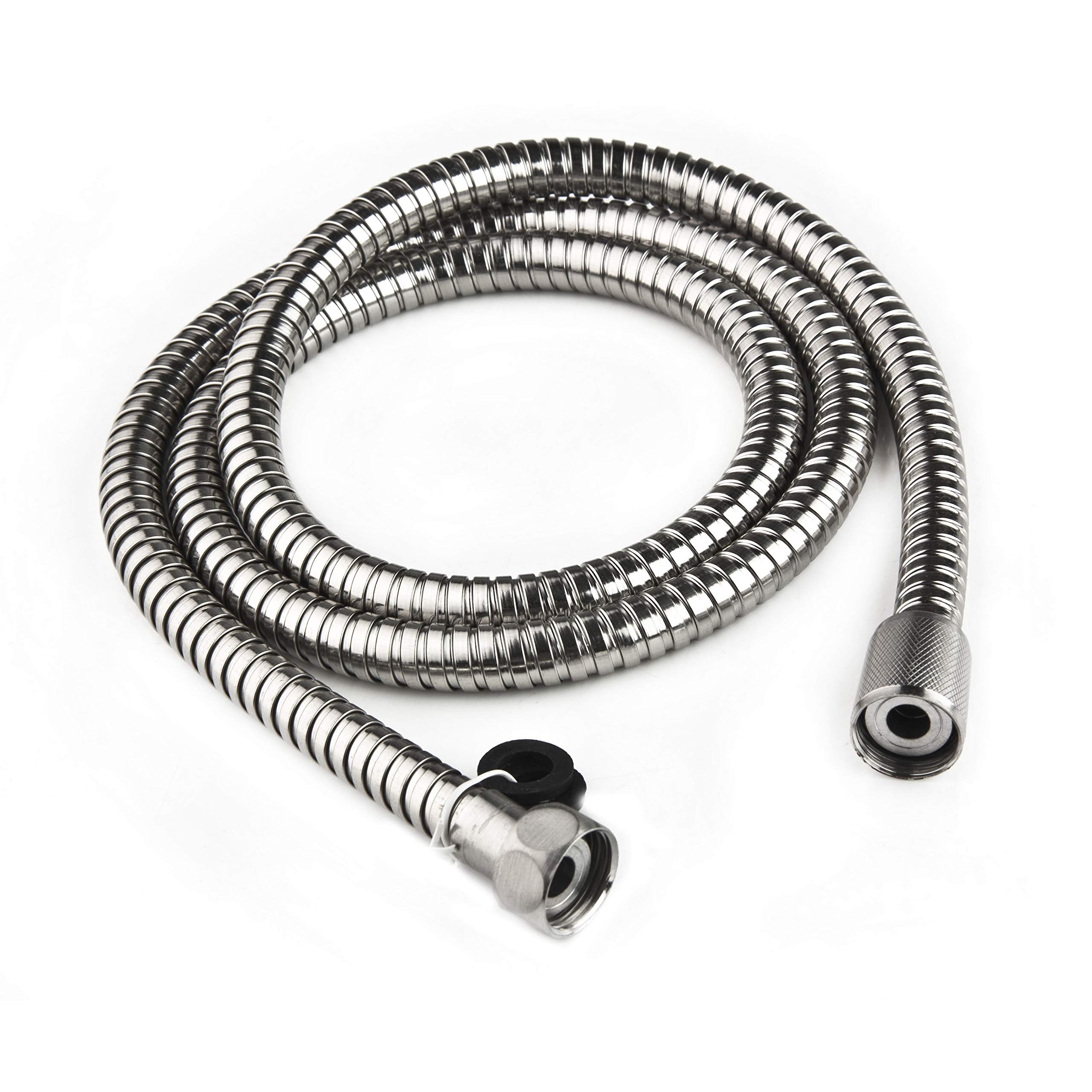 Dura Faucet Dura Faucet DF-SA200-CP RV 60 inch Flexible Stainless Steel Handheld Shower Head Hose (Chrome) - Outdoor Depot