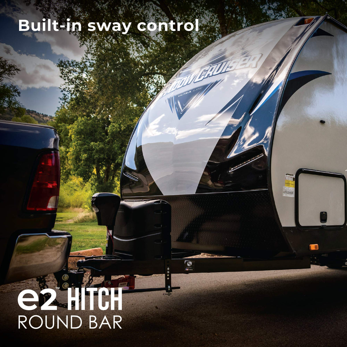 Fastway Fastway e2 2-Point Sway Control Round Bar Hitch, 94-00-0800, 8,000 Lbs Trailer Weight Rating, 800 - Outdoor Depot