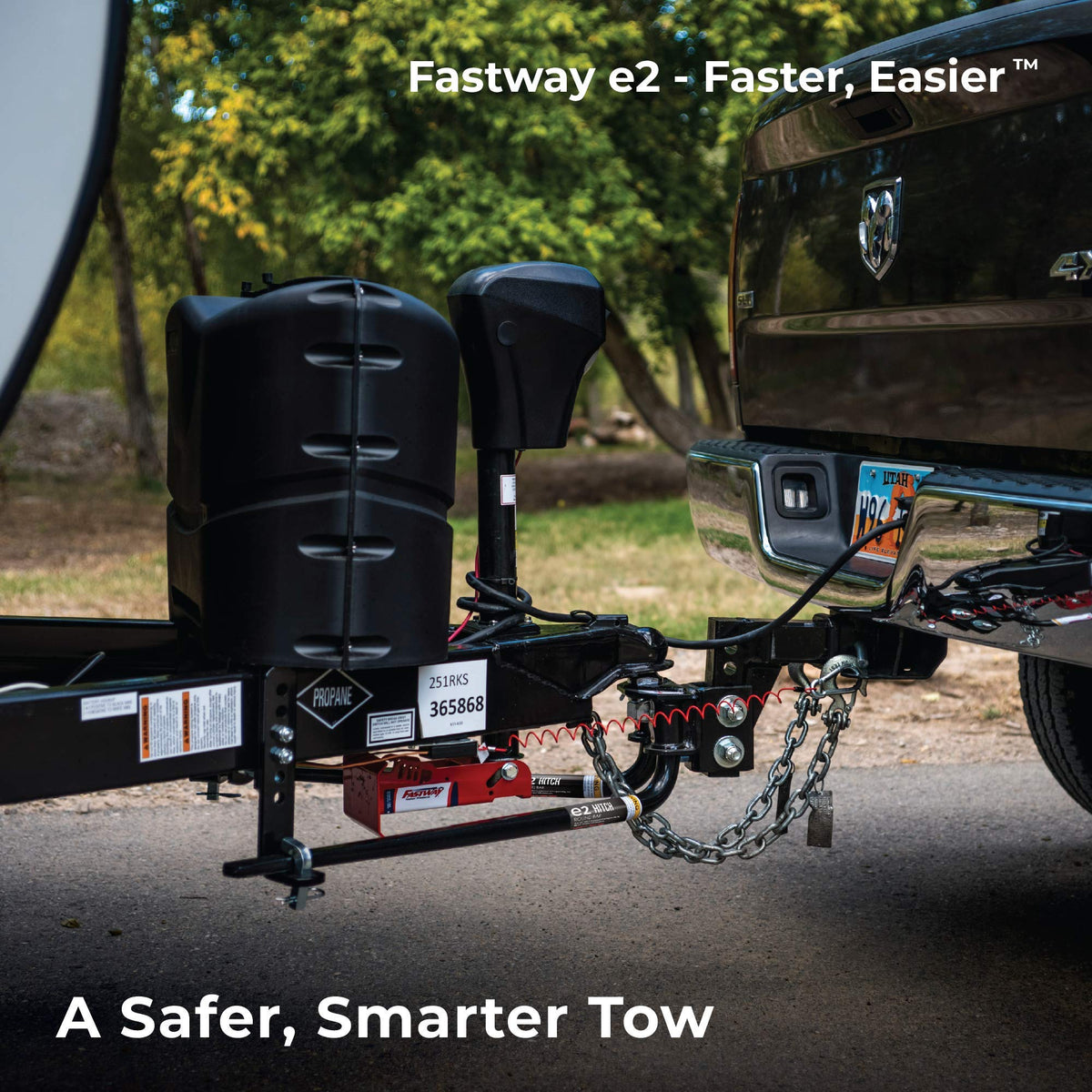 Fastway Fastway e2 2-Point Sway Control Round Bar Hitch, 94-00-0800, 8,000 Lbs Trailer Weight Rating, 800 - Outdoor Depot