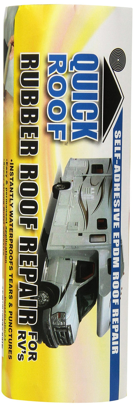 Cofair Cofair RQR624 6"X24" Rubber Quick Roof Patch Kit , Black - Outdoor Depot