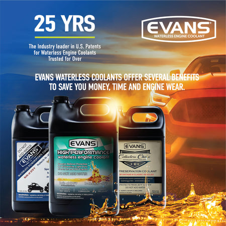 EVANS EVANS Coolant EC72064 Powersports Waterless Engine Coolant, 1/2 gallon - Outdoor Depot