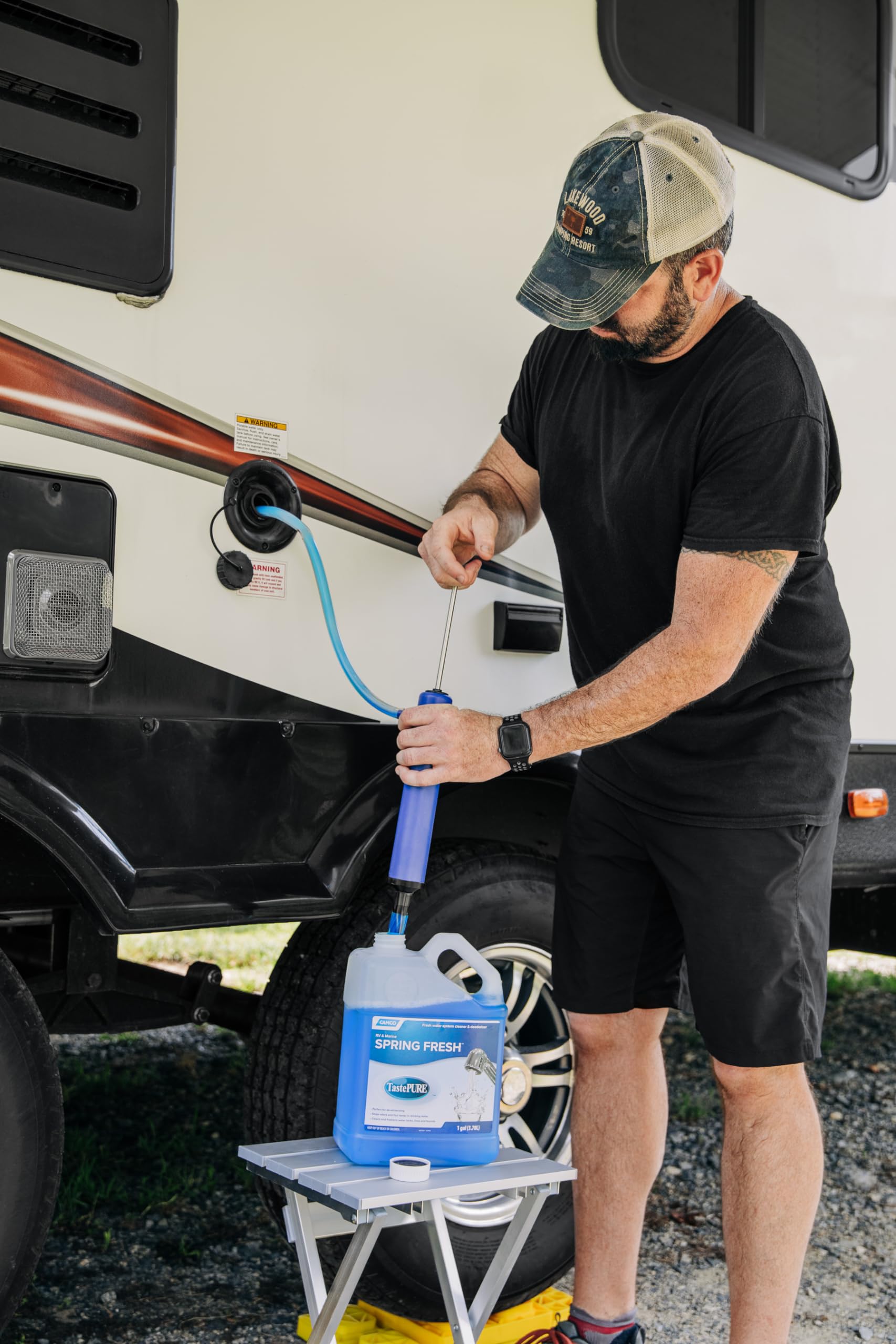 Camco Camco TastePURE Spring Fresh Water System Cleaner and Deodorizer for RV and Marine | Cleans and - Outdoor Depot