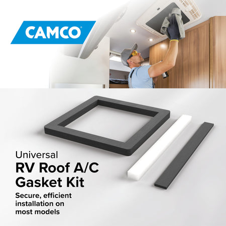 Camco Camco 14-Inch x 14-Inch Camper Roof A/C Gasket Kit - Features a Waterproof Compression Seal, - Outdoor Depot