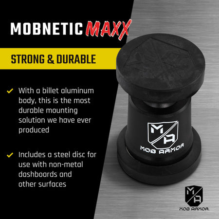Mob Armor Mob Armor MobNetic Maxx - USA Assembled Magnetic Phone Holder for Car, Magnetic Car Phone Mount, - Outdoor Depot