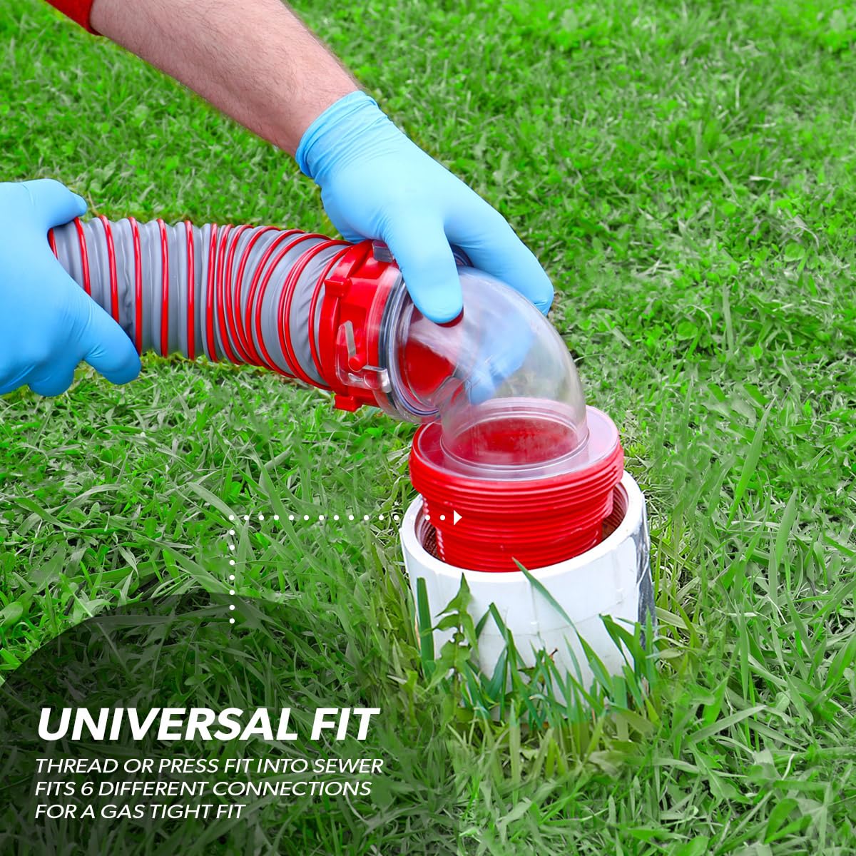 Valterra Valterra Viper 20-Foot RV Sewer Hose Kit, Universal Sewer Hose for RV Camper, Includes 2 Attachable - Outdoor Depot
