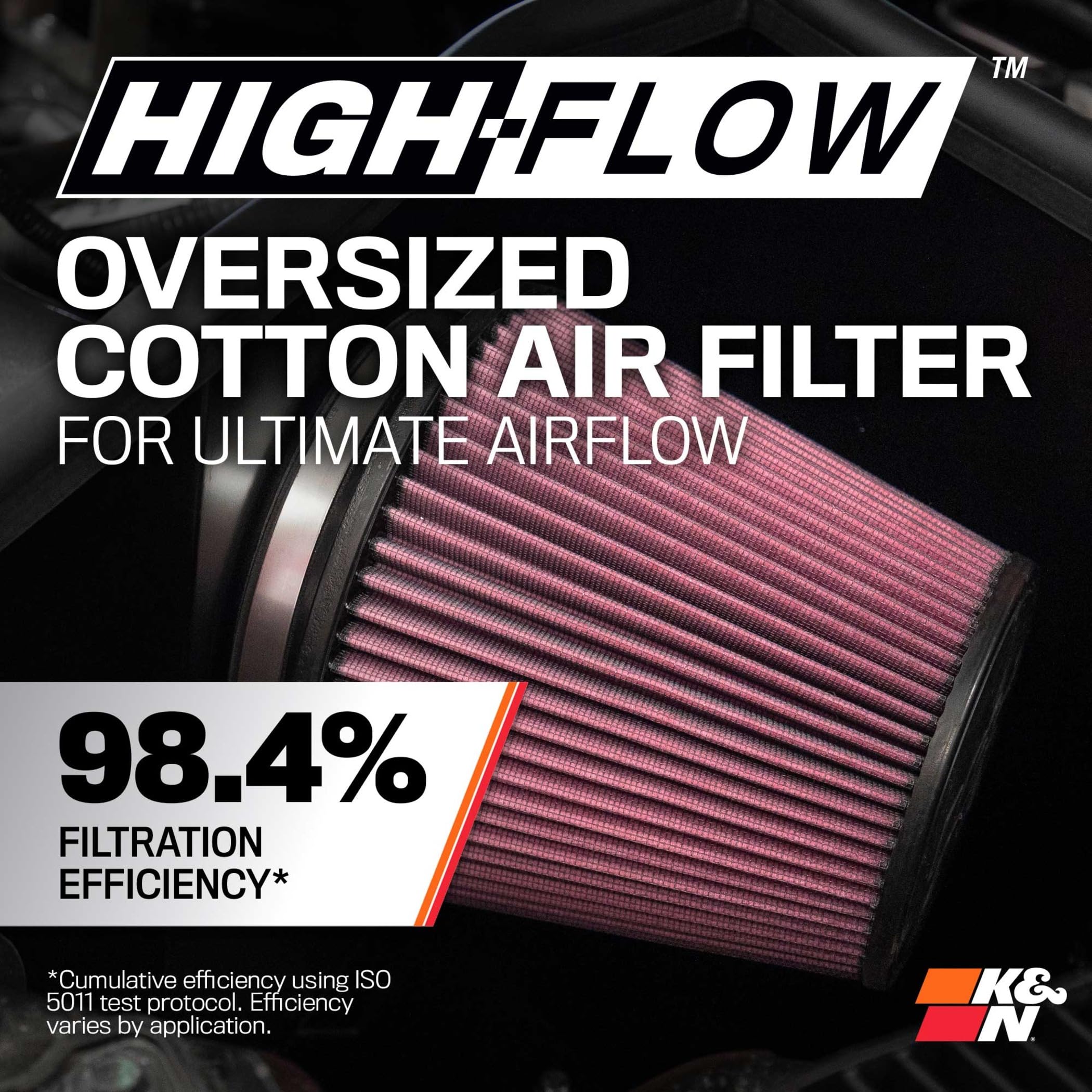 K&N K&N Cold Air Intake System: High-Flow Air Filter, Increase Performance & Towing: Compatible with - Outdoor Depot