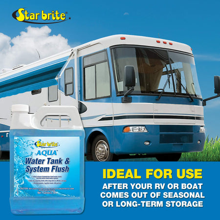 STAR BRITE STAR BRITE Aqua Water Tank & System Flush - Deep Cleans & Deodorizes Fresh Water Tanks & Entire - Outdoor Depot