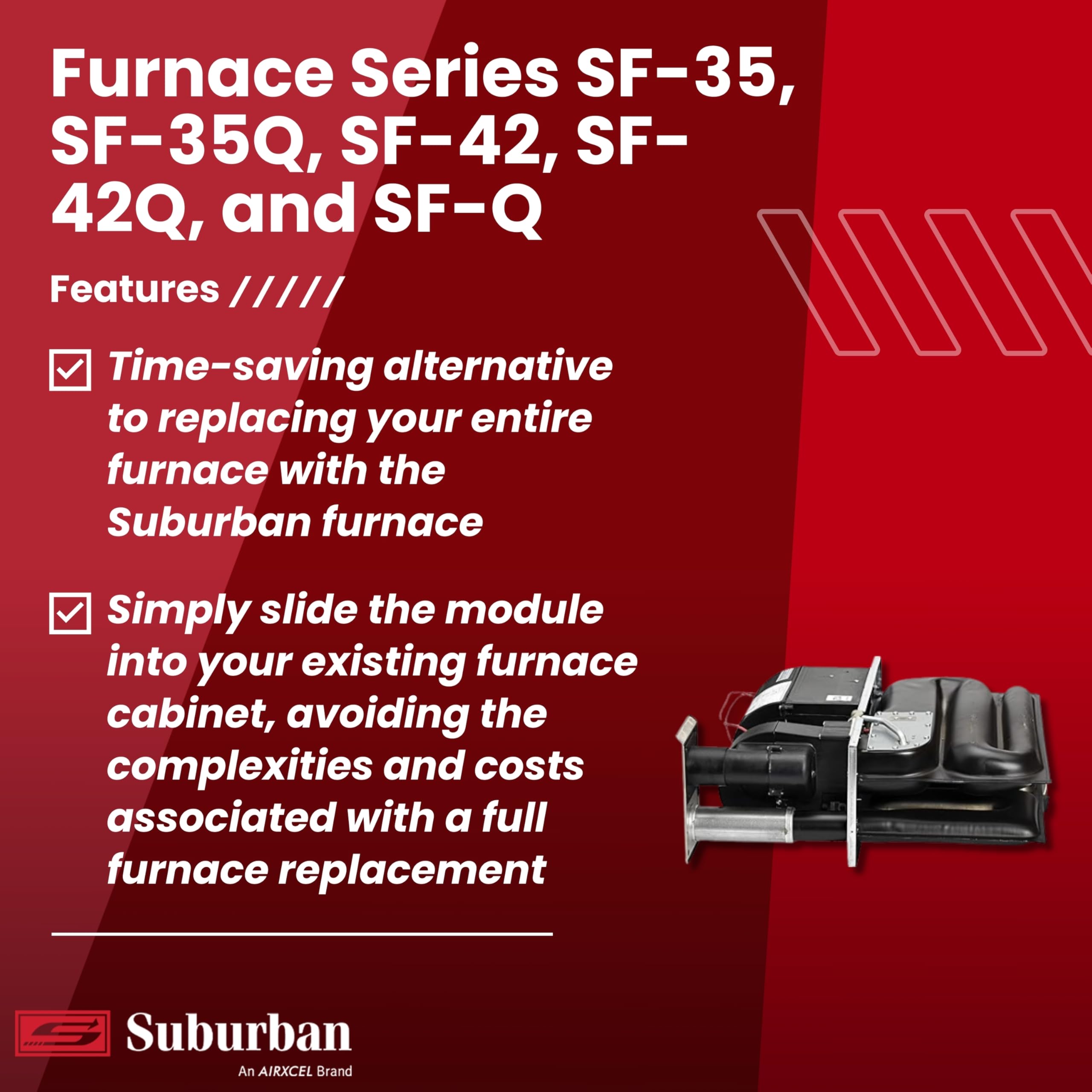 Suburban Suburban RP-35Q 35,000 BTU/h RV Replacement Core for Suburban Furnace Series SF-35, SF-35Q, SF-42, - Outdoor Depot