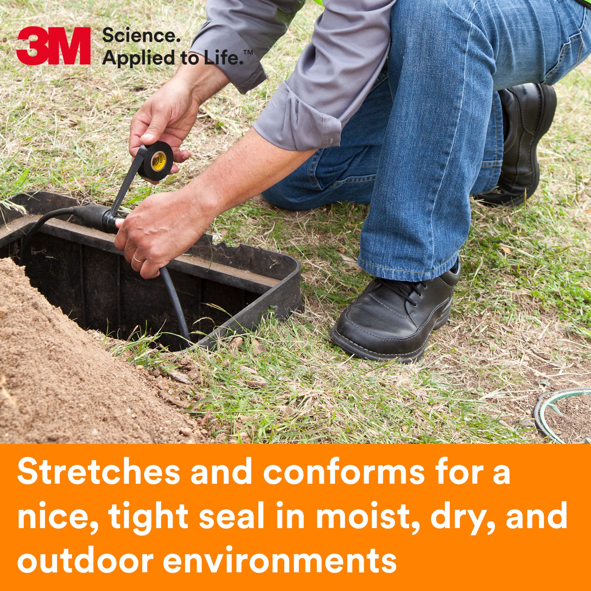 3M 3M Scotch Super 33+ Electrical Tape - 3/4 in x 52 ft, Premium Grade All-Weather Vinyl, Resistant to - Outdoor-Depot.us