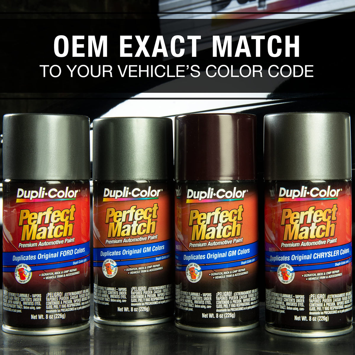 Dupli-Color Dupli-Color Perfect Match Premium Automotive Paint, Iridium (M), 8 oz - Outdoor Depot