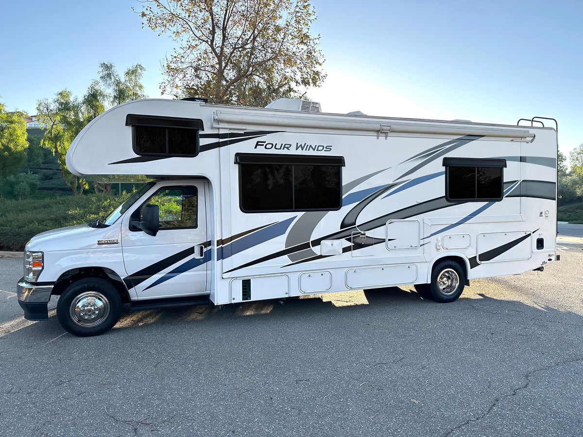 GT Styling RainBlade RV Window Deflector and Sun Visor (Fits 32-37 inch Wide Window) Smoke - Outdoor Depot